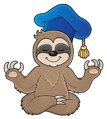 Image showing Sloth teacher theme image 1