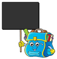 Image showing Happy schoolbag topic image 7