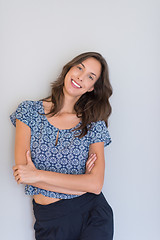 Image showing young woman isolated on white background