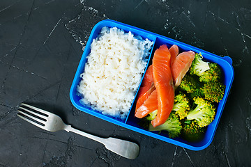 Image showing food in lunch box