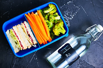 Image showing food in lunch box