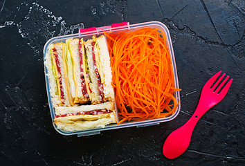 Image showing food in lunch box