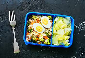 Image showing food in lunch box