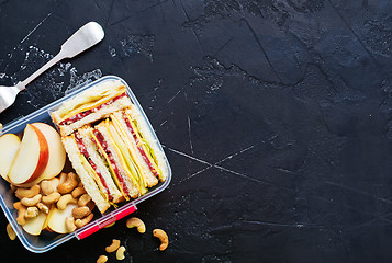 Image showing food in lunch box