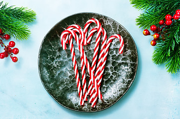 Image showing candycanes