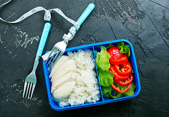 Image showing food in lunch box