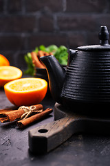 Image showing tea in teapot