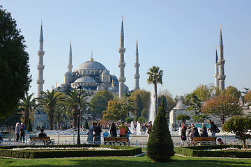 Image showing beautiful view of the Blue Mosque