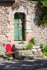 Image showing typical italian door