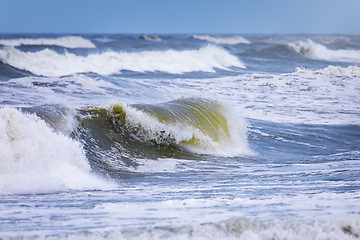 Image showing small ocean wave background