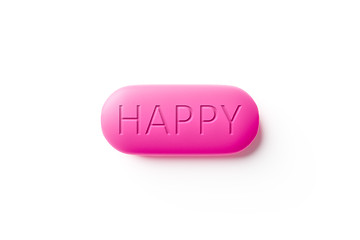 Image showing happy pill macro