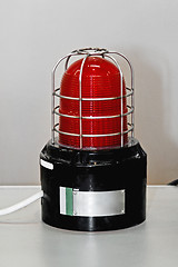 Image showing Red Strobe Light