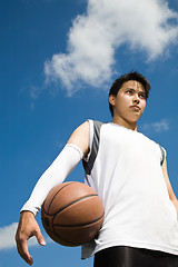 Image showing Asian basketball player