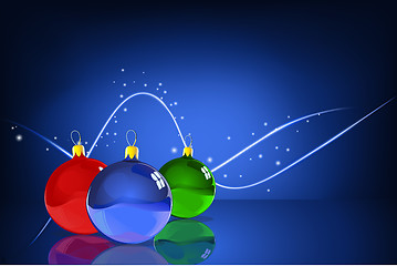 Image showing Christmas Balls