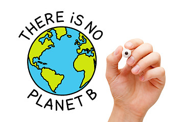 Image showing There Is No Planet B Environmental Concept