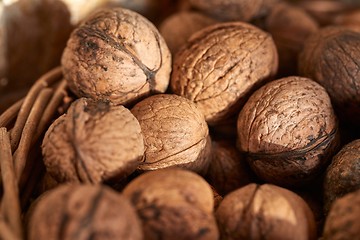 Image showing Walnuts in a pile