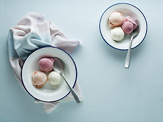 Image showing Ice cream frozen yogurt