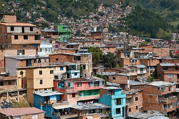 Image showing View of Comuna 13 in Medellin