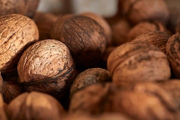 Image showing Walnuts in a pile