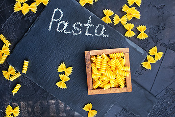 Image showing raw pasta