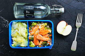 Image showing food in lunch box