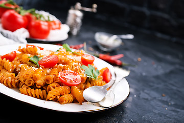 Image showing pasta with sauce