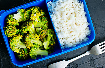 Image showing food in lunch box