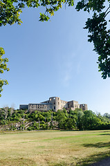 Image showing The tourist destination Borgholm castle ruin in Sweden