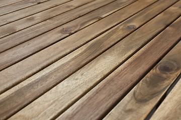 Image showing Wooden Lumber Surface