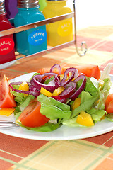 Image showing Fresh salad with tomatoes