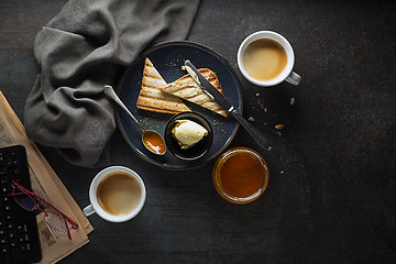 Image showing Breakfast coffee