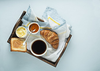 Image showing Breakfast coffee