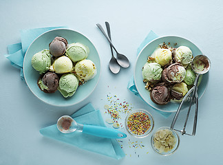 Image showing Ice cream mixed