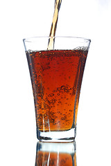 Image showing pouring soft drink