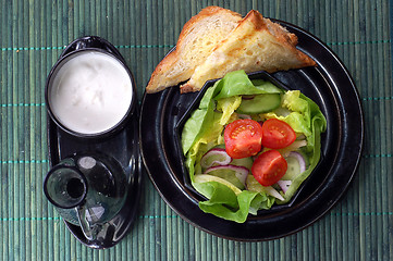 Image showing Fresh salad with tomatoes