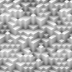 Image showing Cube endless background texture