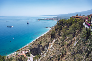 Image showing ocean at Sicily Italy