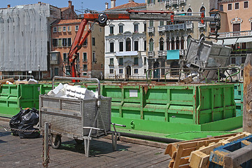 Image showing Recycling Garbage Barge