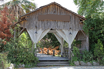 Image showing Log Cabin Porch