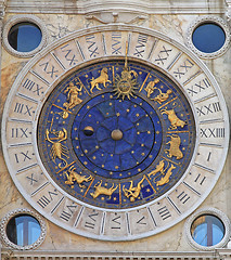 Image showing Venice Zodiac Clock