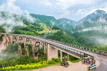 Image showing Dzhurdzhevich Bridge Montenegro