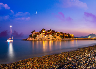 Image showing Sveti Stefan beach