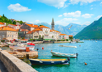 Image showing Historic city Perast
