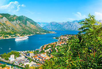 Image showing View at bay Kotor