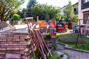 Image showing Warehouse of a construction site