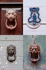 Image showing Italian door knockers and handles collection.