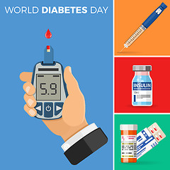 Image showing World Diabetes Day Concept