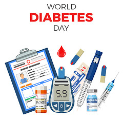 Image showing World Diabetes Day Concept