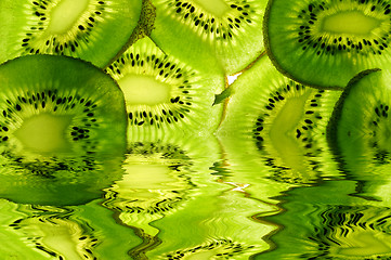 Image showing Kiwi slices