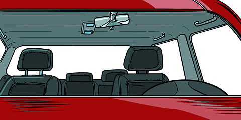 Image showing car interior without people